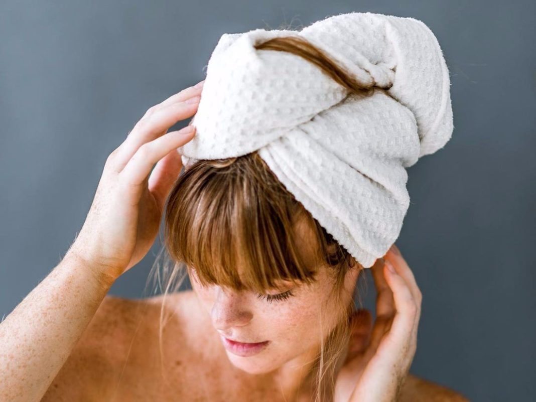 Why You Should Let Your Hair Dry in a Turban Grab A Shop